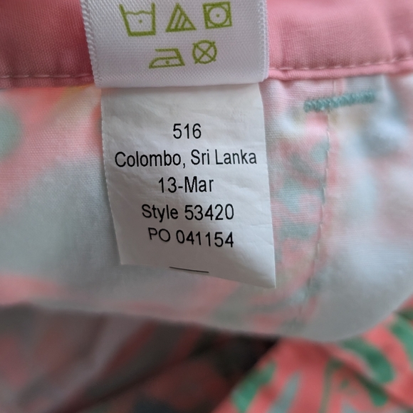 Lilly Pulitzer Barclay Shorts in Make A Splash Size 00 - Picture 6 of 7